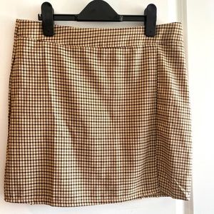 Plaid Mini Skirt
